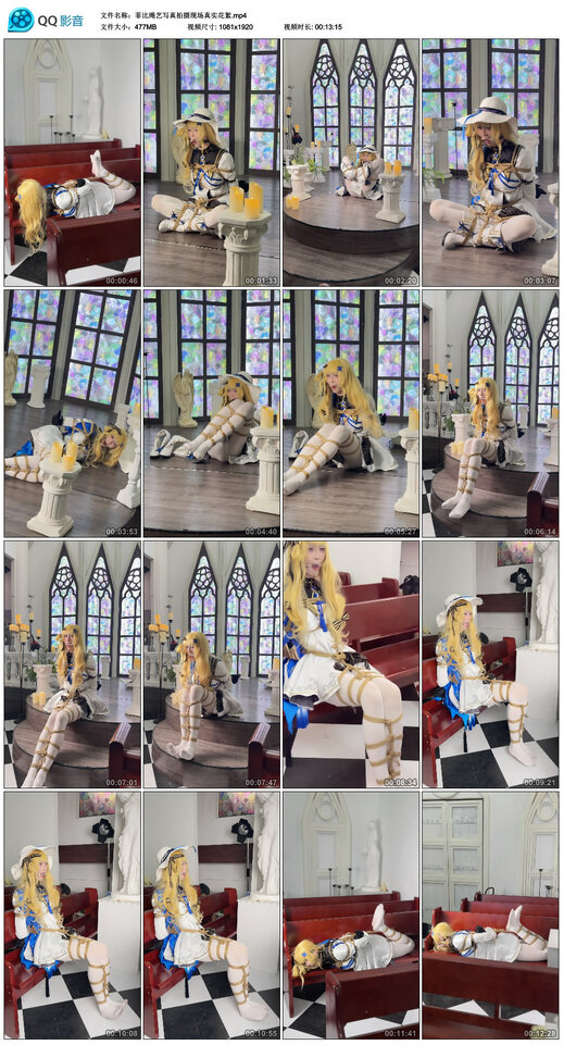 菲比绳艺写真拍摄现场真实花絮