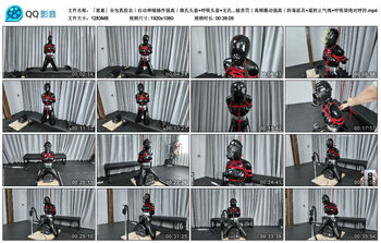 【「崽崽」全包乳胶衣｜自动伸缩插件强高｜微孔头套】呼吸头套 无孔泳帽窒息play｜马鞍炮