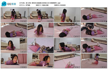 【素人原创】漂亮美女瑜伽服白袜体验五花大绑极限驷马