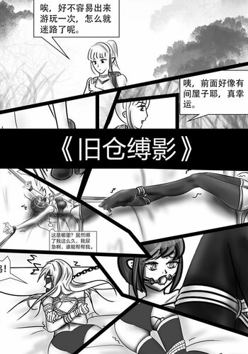 【shadow】《旧仓缚影》林中的旧仓库，被强制紧缚的美女们 14P