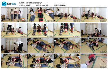 三个瑜伽裤里丝小姐姐