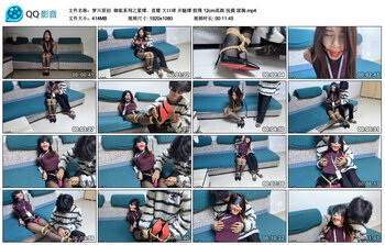 【梦川原创】御姐系列之紧缚，直臂 大口球 并腿缚 股绳 12cm高跟 抚摸 揉胸