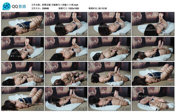 【新模试镜】并腿驷马  折腿  口球.