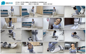 【梦川原创】舞蹈服+大袜+胶带紧缚+4.5口球效果验证