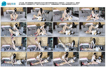 墨月禁锢锁娘》超级性感白色油丝12厘米高跟美腿冷艳女王强制玩弄肉色油丝安安。分腿紧