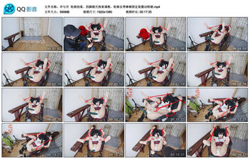 【冷与贝】轮椅拘束，四脚朝天拘束调教，轮椅自带棒棒固定架震动糕朝